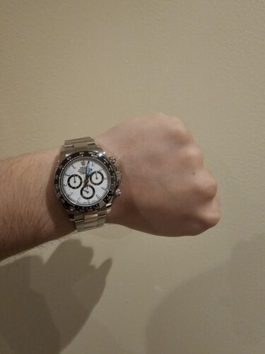 Click to view full screen Superclone Rolex Daytona "Panda" White Dial 126500LN photo review