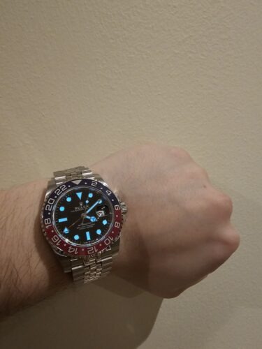 Click to view full screen Superclone Rolex GMT-Master II 126710BLRO "Pepsi" Jubilee photo review