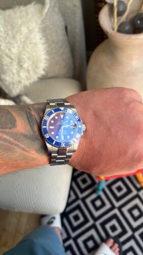 Rolex Submariner Blue Dial 116619LB "Smurf" photo review