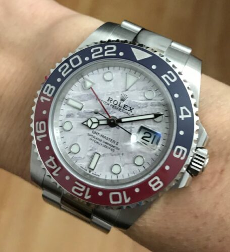 Click to view full screen Superclone Rolex GMT-Master II Meteorite Dial 126719BLRO "Superman" Oyster photo review