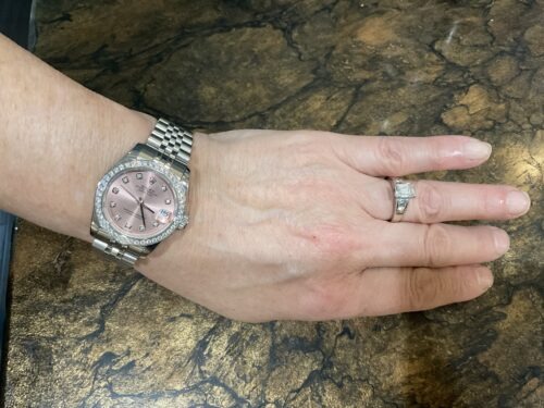 Click to view full screen Replica Rolex Datejust Pink Dial 278384RBR 31 mm photo review