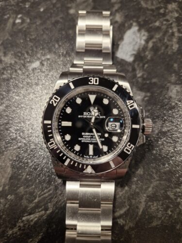 Click to view full screen Superclone Rolex Submariner Black Dial 126610LN photo review