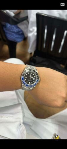 Click to view full screen Superclone Rolex GMT-Master II Black Dial 116710BLNR "Batman" photo review